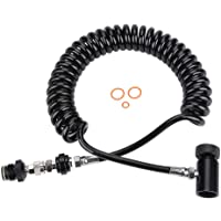 Alomejor Manguera de Adaptador de Bola de Pintura Línea de Manguera de Bobina remota con Adaptador de liberación de…